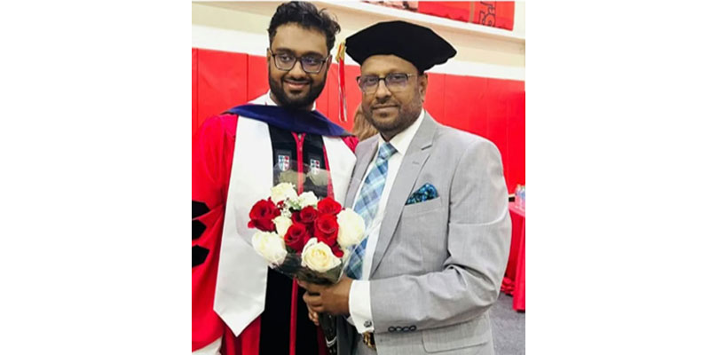 নিউইয়র্ক বার পরীক্ষায় উত্তীর্ণ বাংলাদেশি বংশোদ্ভূত সাদাত আরেফিন তাসিন